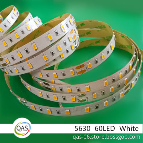 60led/m 5630 strip 24vDC warm white / white IP20 strip light led strip tape